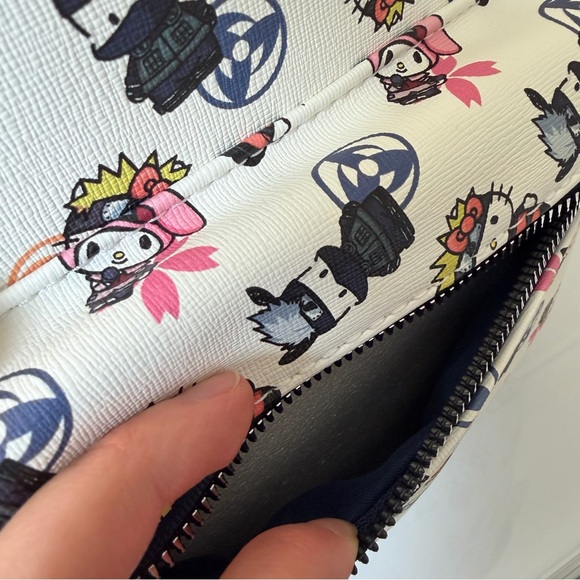 Bioworld Naruto Shippuden x Hello Kitty and Friends Allover Print Mini Backpack main image 5